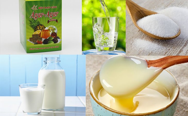 Cách làm thạch sữa đặc