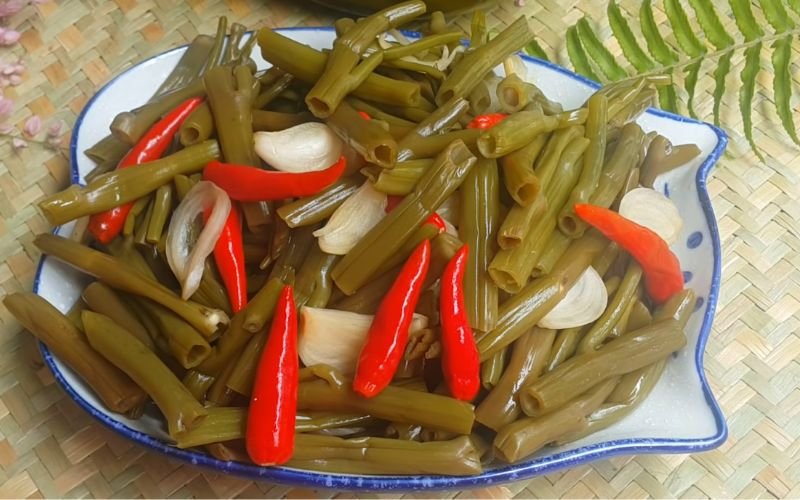 Cách làm rau muống muối chua