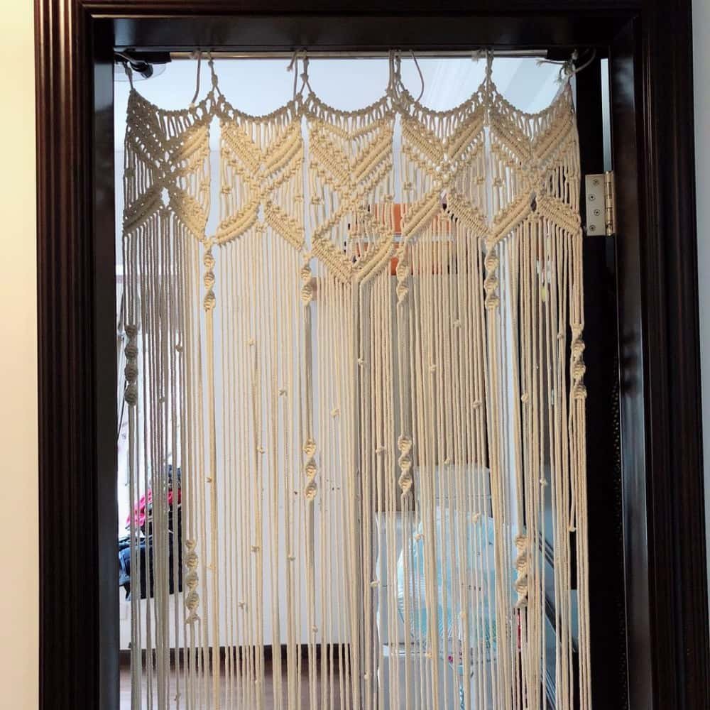 cách làm rèm cửa bohemian