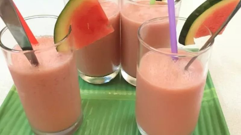 Sinh tố ổi dưa hấu giúp giảm cân hiệu quả