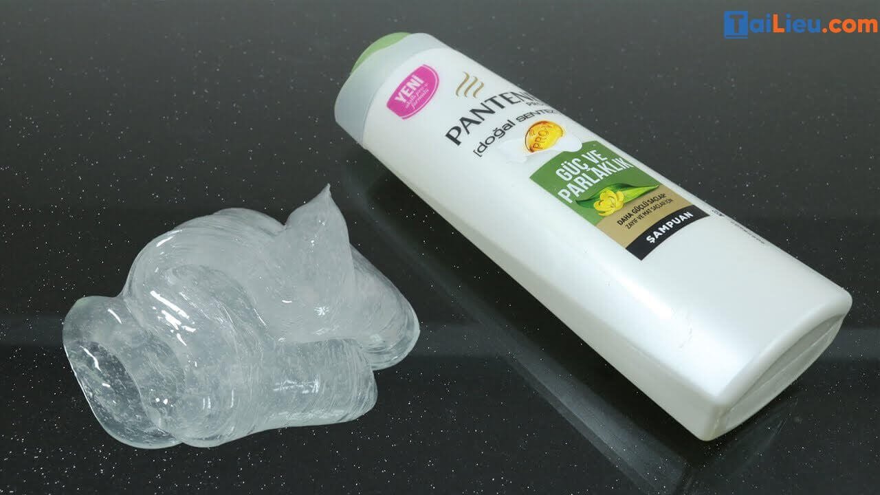  Cách làm slime bằng bằng dầu gội không cần bỏ tủ lạnh