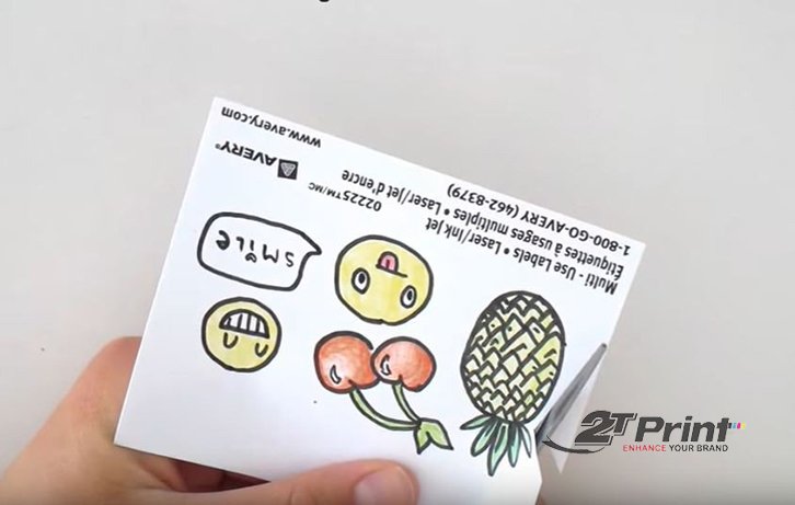 cách làm sticker với băng dính hai mặt