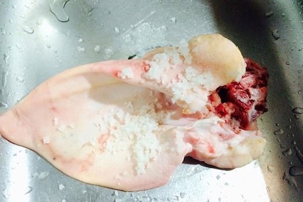 cách làm tai heo ngâm nước mắm
