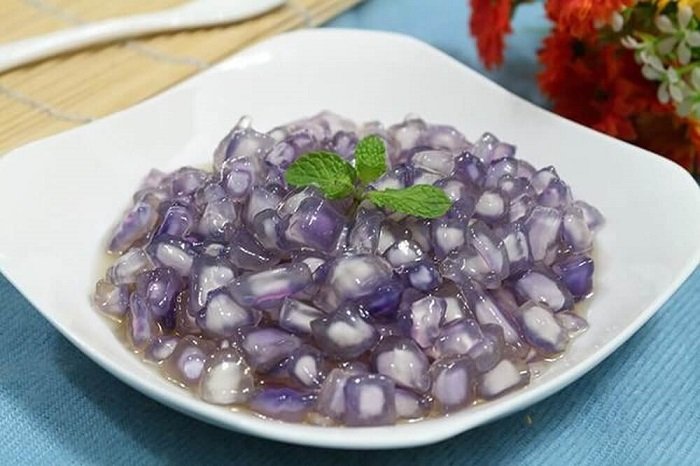 thạch trà sữa khoai môn