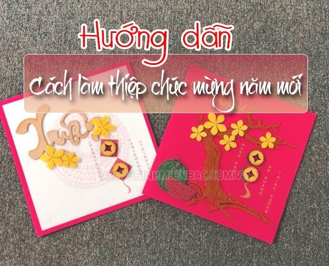 cách làm thiệp chúc mừng năm mới