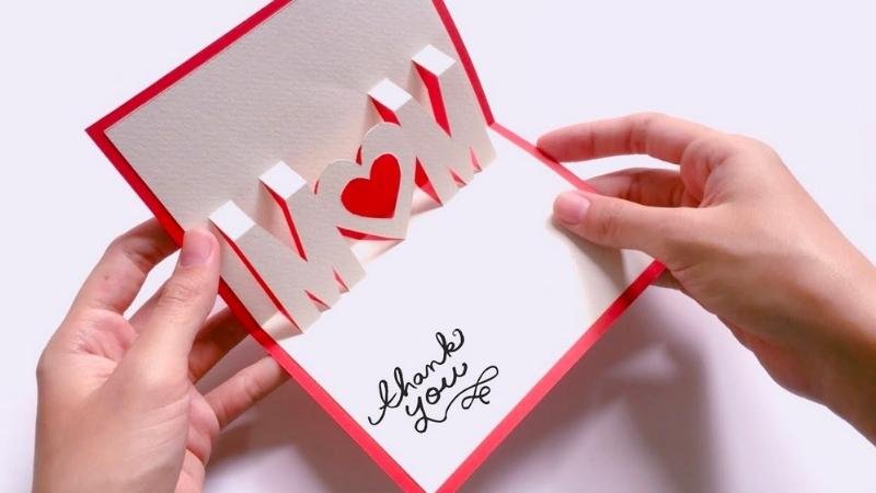Thiệp chúc mừng sinh nhật tặng mẹ dạng 3D độc đáo