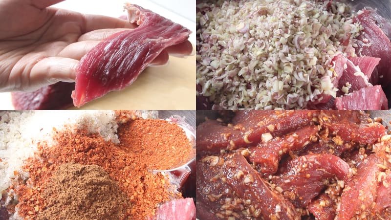 cách làm thịt bò khô ướt