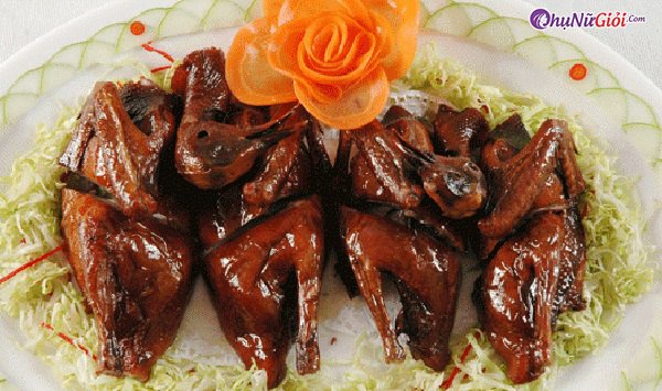 cách làm thịt chim bồ câu chiên mắm