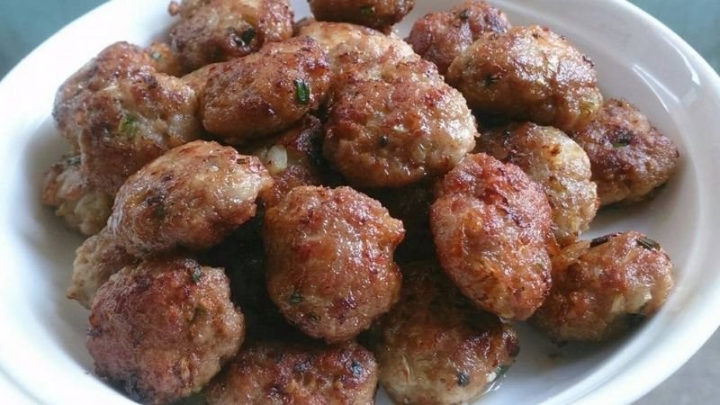 Thịt viên chiên Thịt viên chiên