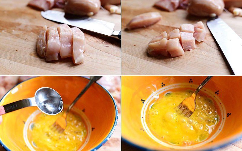 Sơ chế các nguyên liệu Sơ chế các nguyên liệu