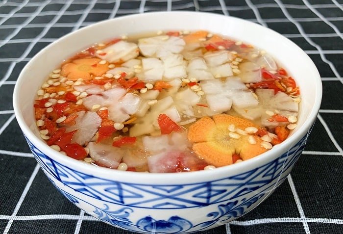 cách muối đu đủ ăn bún chả