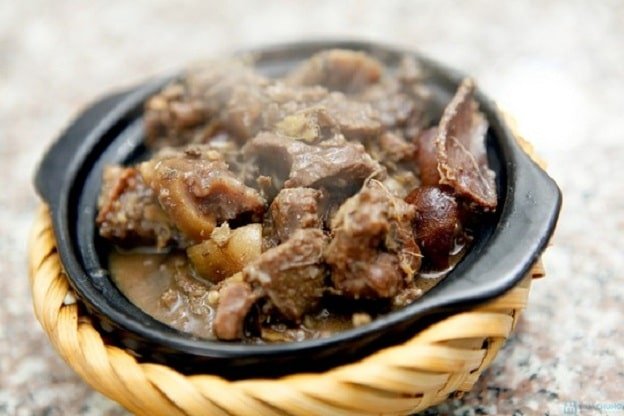 cách nấu bún thịt chó 1