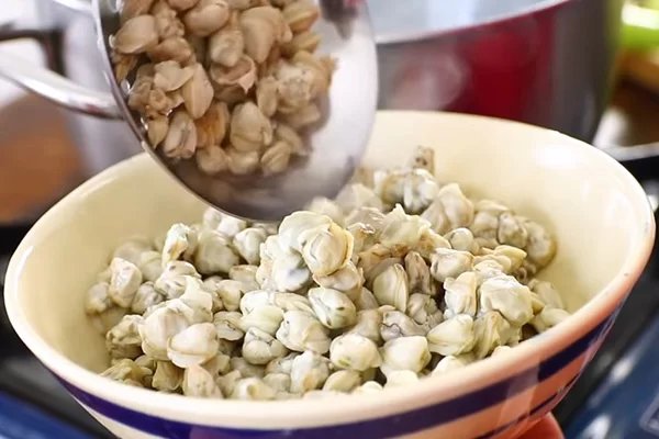 cách nấu cơm hến