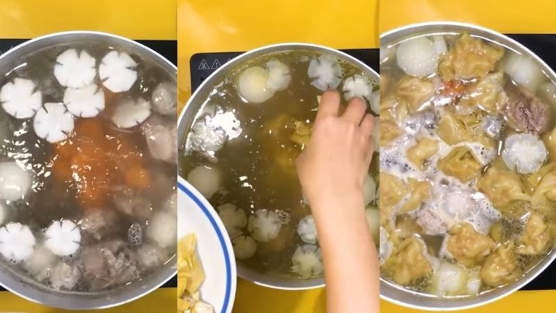 Nấu nước dùng Nấu nước dùng