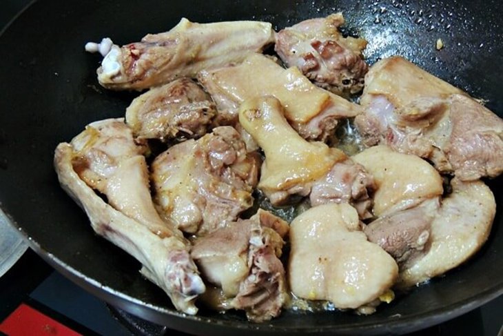 xào thịt ngan xào thịt ngan
