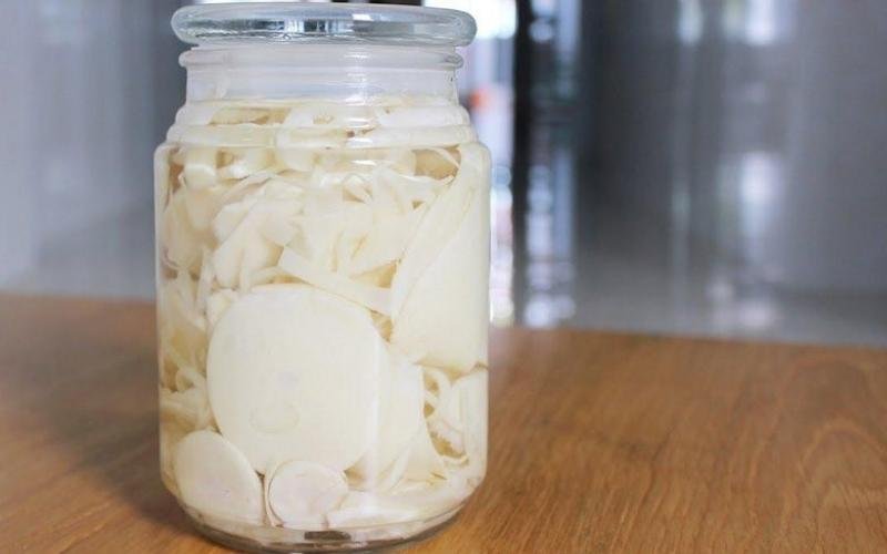  Thành phẩm măng ngâm bằng phèn chua