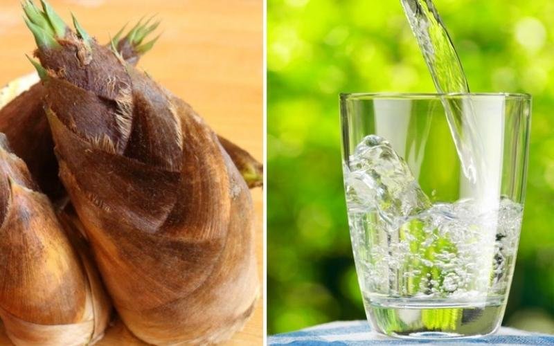 Nguyên liệu ngâm măng chua bằng nước lọc