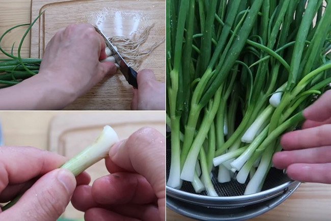 cách sơ chế hành