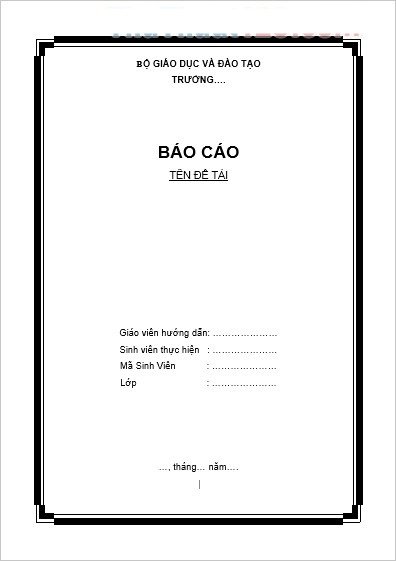 Hướng dẫn cách tạo khung bìa trong Word đơn giản - Ảnh 13