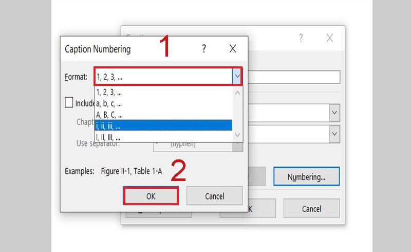 Chọn kiểu định dạng số và nhấn OK để hoàn tất