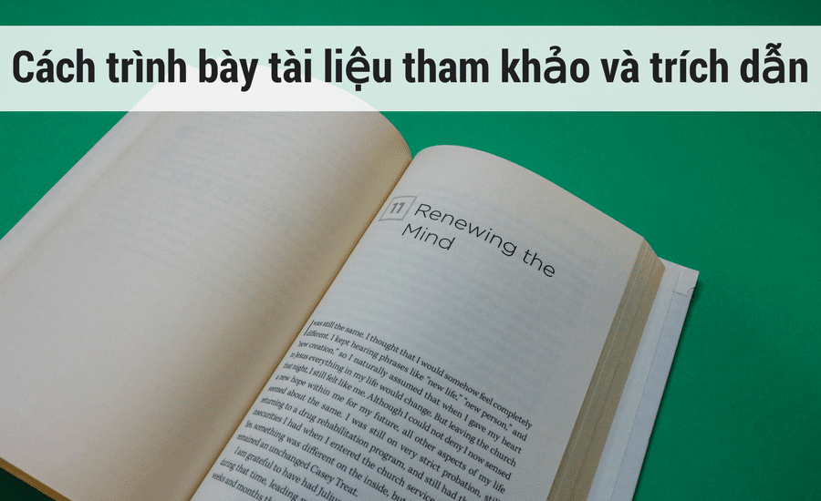 Cách trình bày tài liệu tham khảo Cách trình bày tài liệu tham khảo
