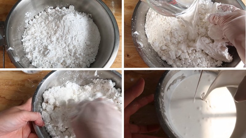 Trộn bột Trộn bột