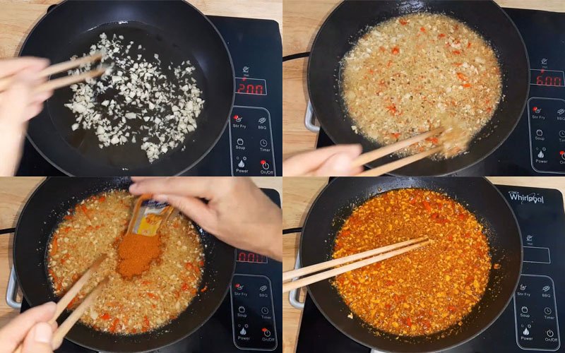 Làm nước sốt cá