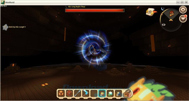 Cách xây cổng địa ngục và tìm Boss Hắc Long trong Mini World: Block Art - Hình 15