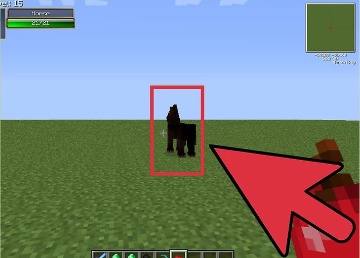 Cách sử dụng yên ngựa trong Minecraft