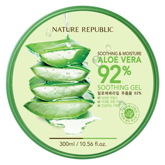 mua sắm ở myeongdong: Soothing and Moisture Aloe Vera 92% Soothing Gel