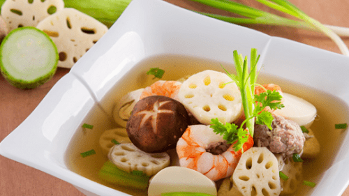 Chế biến củ sen tươi