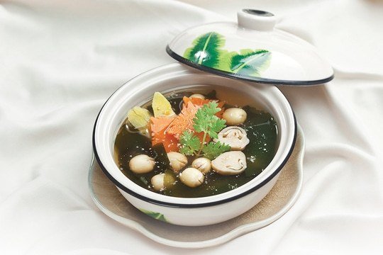 Canh rong biển chay