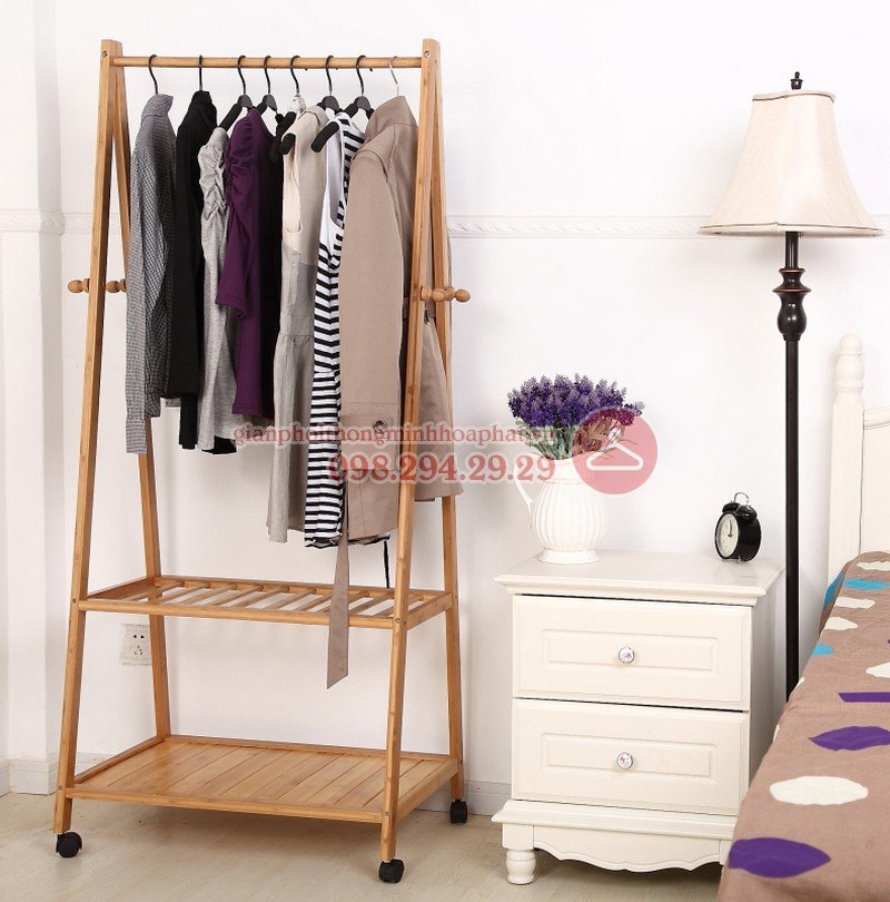 Cây phơi đồ gỗ đẹp, sang trọng