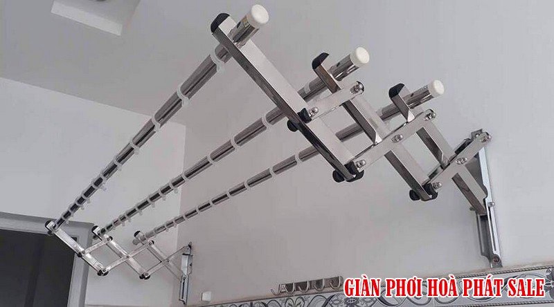 Cây phơi đồ inox gấp gọn Hòa Phát 68C