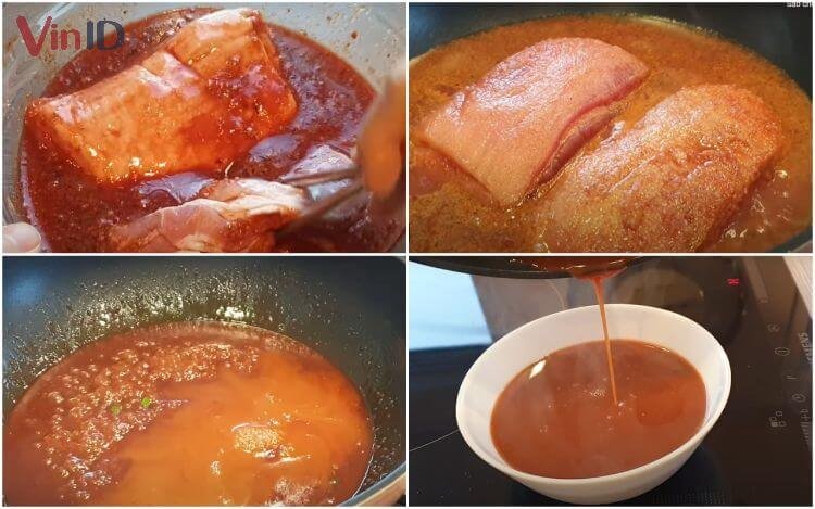Các bước làm nước sốt bánh mì xá xíu Các bước làm nước sốt bánh mì xá xíu