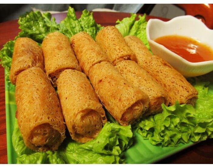 Chả giò rế chay khoai môn món chay ngon khó cưỡng 