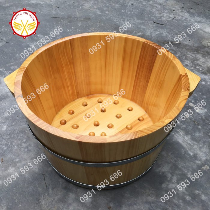 Chậu ngâm chân gỗ hạt massage tốt nhất cho phương pháp ngâm chân thải độc