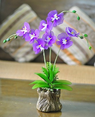Cách làm lan hồ điệp bằng vải voan