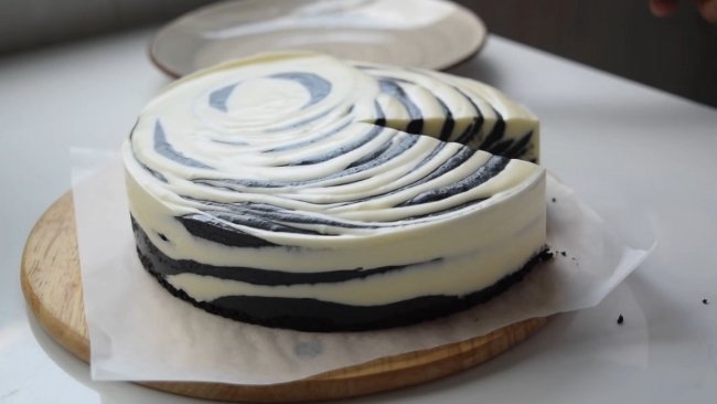 Cách làm cheesecake mè đen