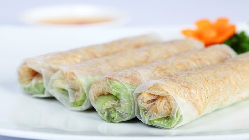 Món bì cuốn chay