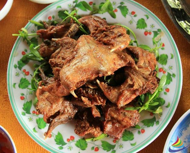 Chuột chiên sả ớt