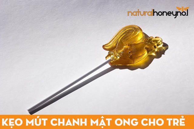 Kẹo mút chanh mật ong an toàn, thơm ngon, hấp dẫn bé yêu nhà bạn