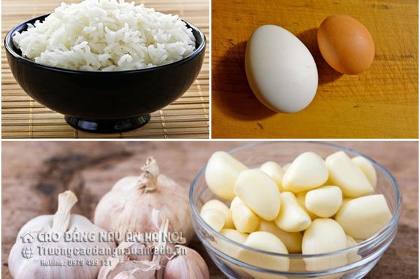 Nguyên Liệu Cần Chuẩn Bị Để Làm Cơm Chiên Tỏi Tép