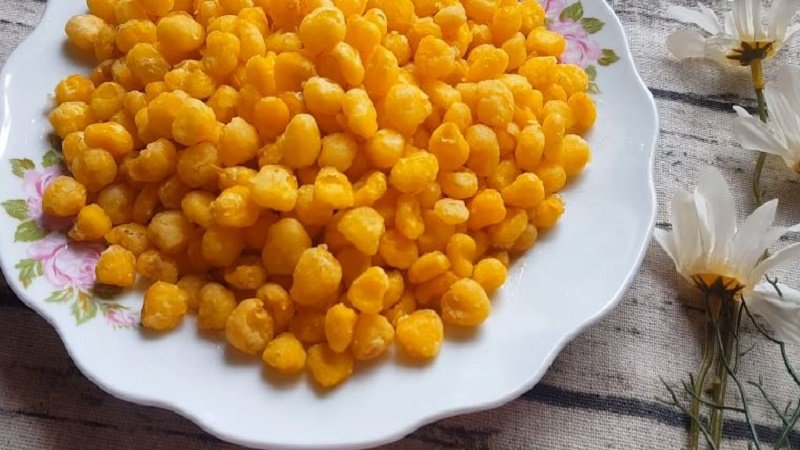 Món bắp chiên giòn thơm ngon, thơm giòn