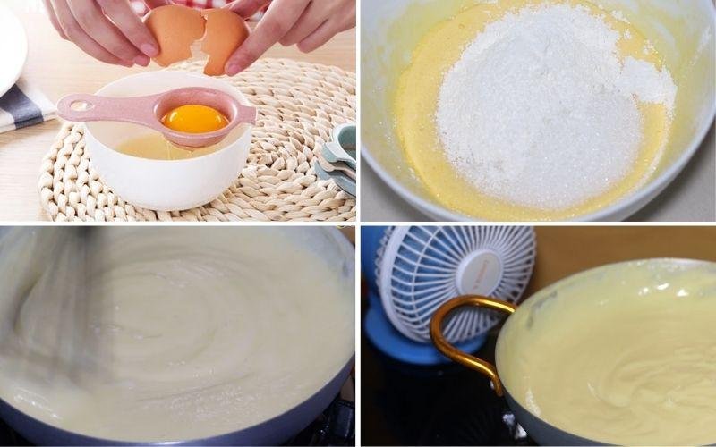 Làm hỗn hợp kem trộn