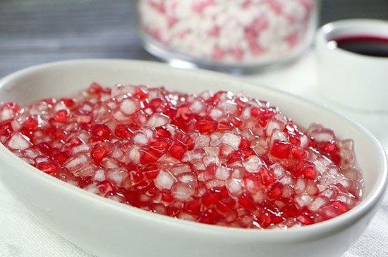 Củ năng tẩm bột khi luộc chín 