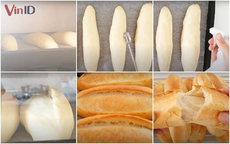 Các bước nướng bánh mì ruột xốp Các bước nướng bánh mì ruột xốp