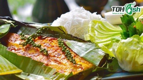 món phi lê cá lóc nướng lá chuối