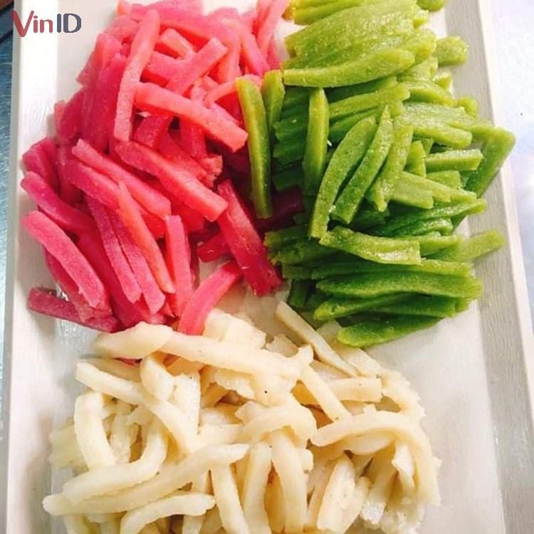 Khoai mì cắt sợi