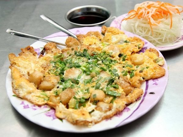 đĩa bột chiên thơm nức